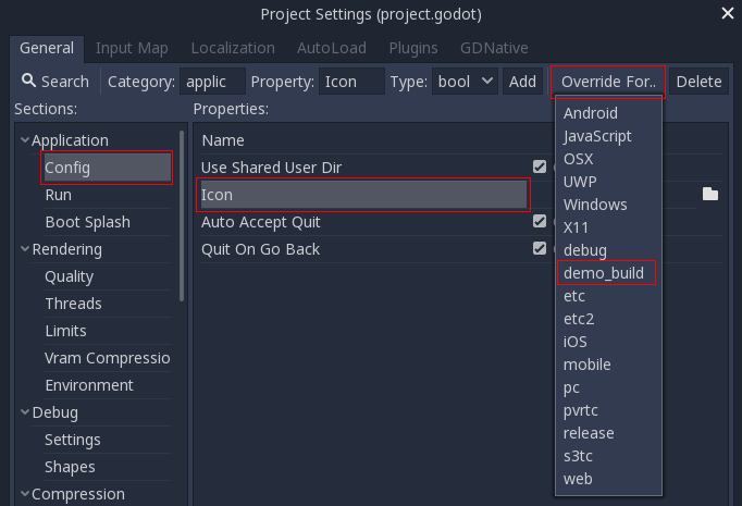 Customizable feature tags