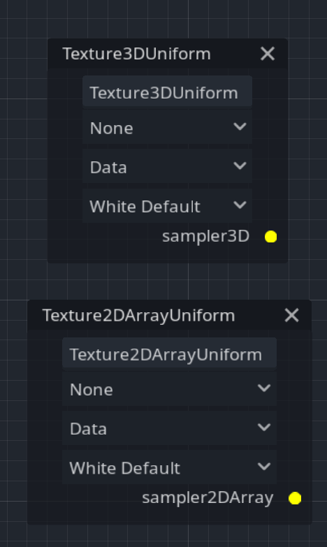 Texture3D nodes