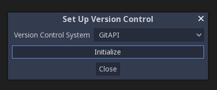 Initalize the GitAPI plugin