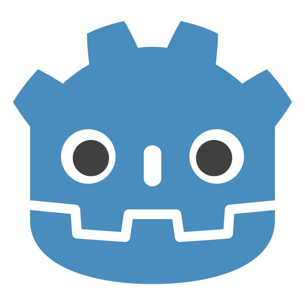 Godot Engine icon (colored with outline)