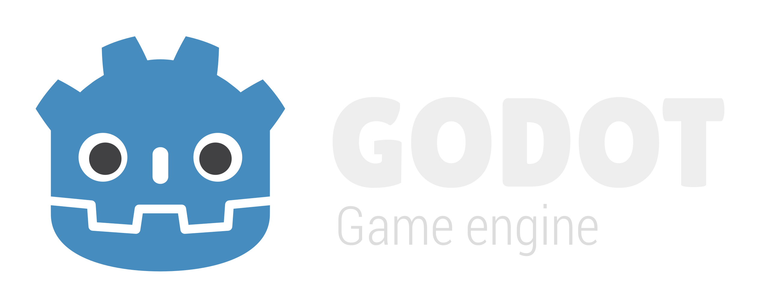 Godot Engine logo (colored for dark backgrounds)