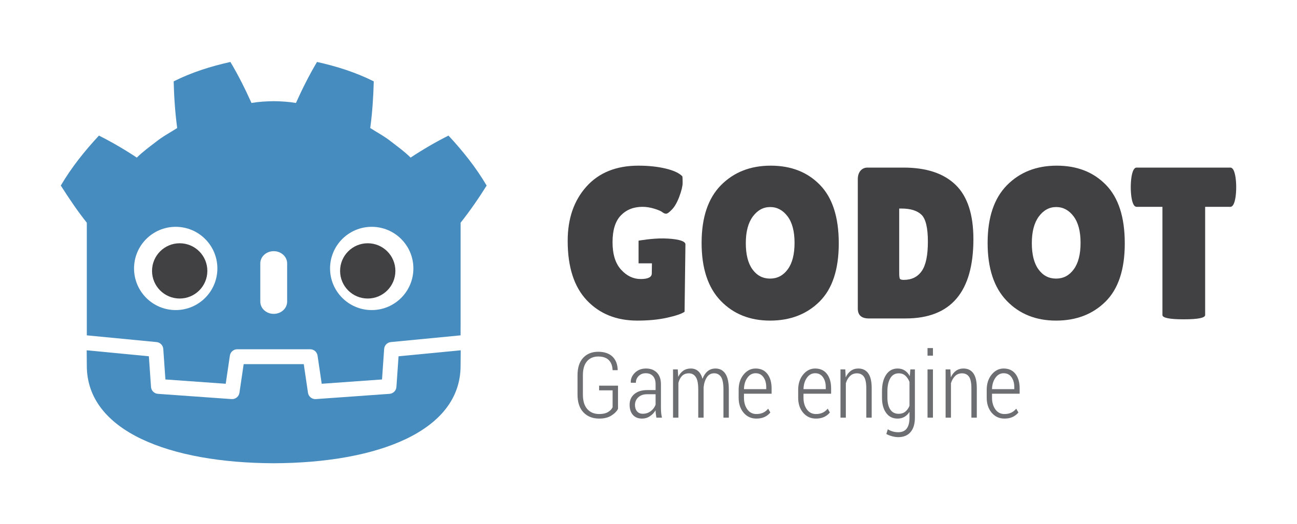Godot Engine logo (colored for light backgrounds)