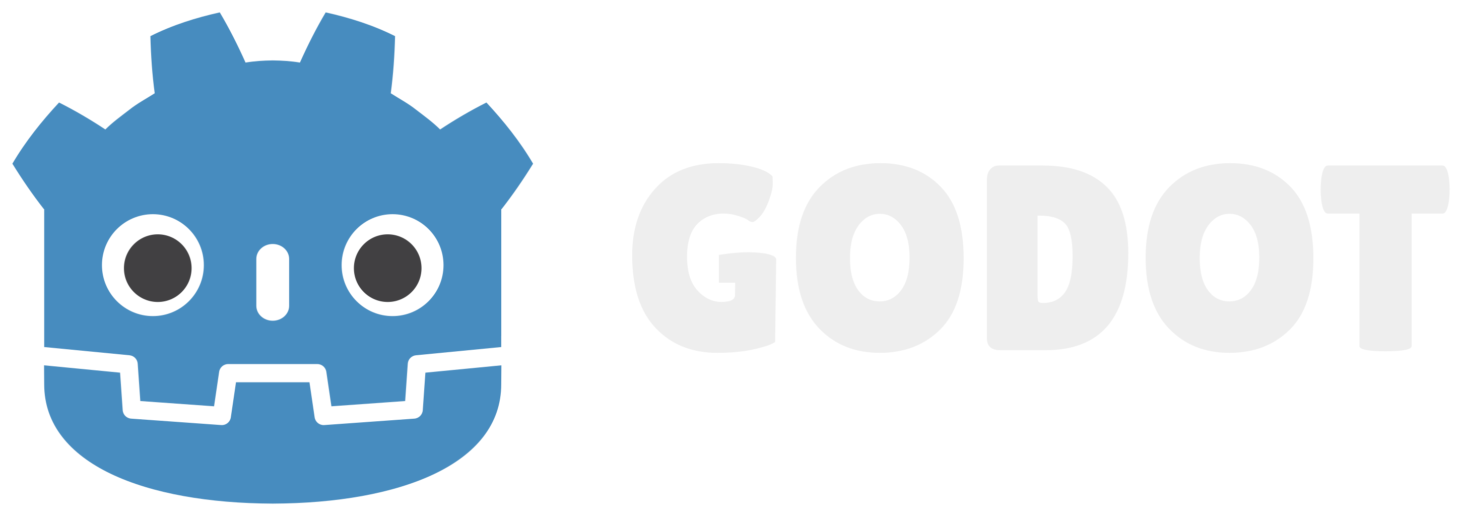 Godot Engine logo (colored for dark backgrounds)