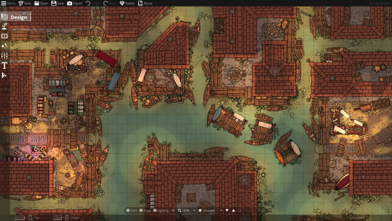 Screenshot of Dungeondraft by Megasploot