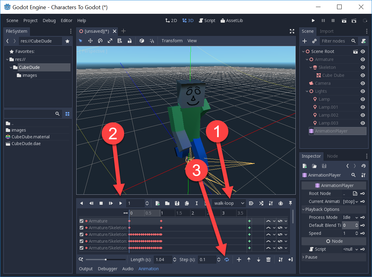 Checking animation in Godot (2)