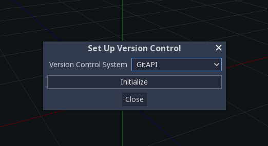 Set Up Version Control dialog