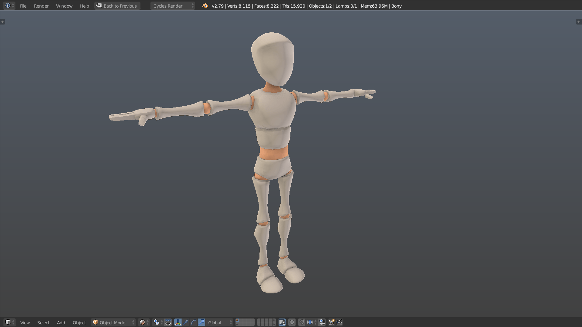 Bony rig screenshot