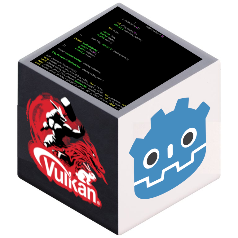 Illustration for Godot's announcement of planned Vulkan support