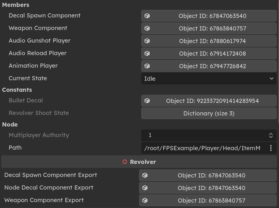 Object ID shown in the remote inspector, without class name indication