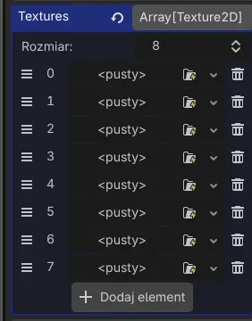 Updated inspector array display