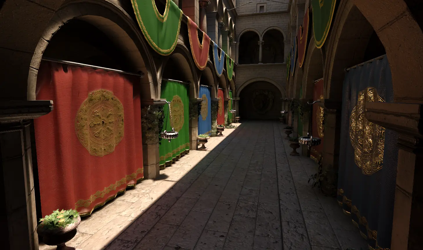 The first showcase of a scene directional lightmap specular light enabled