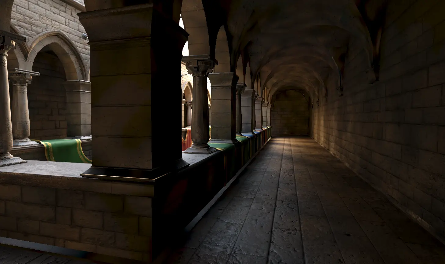 The second showcase of a scene directional lightmap specular light enabled