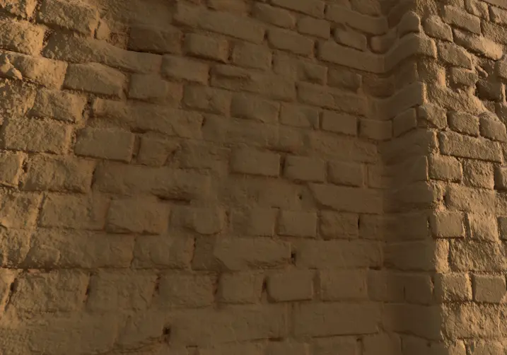 A showcase of a scene with multi-bounce ambient occlusion approximation enabled