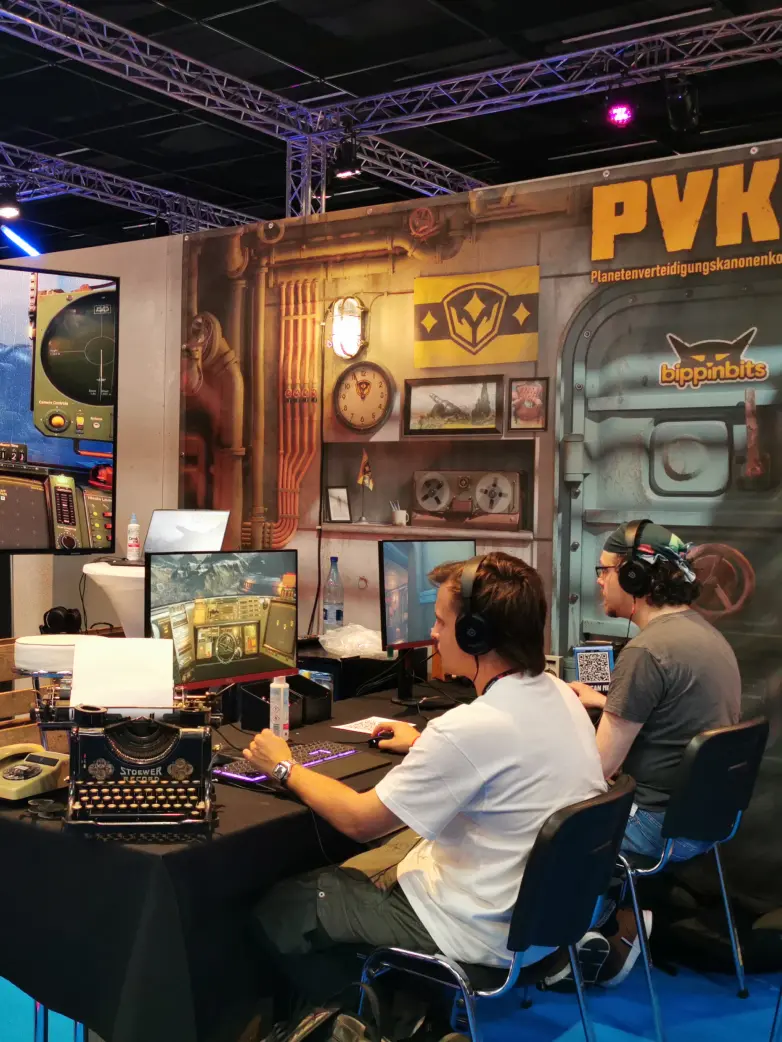 Planetenverteidigungskanonenkommandant's booth