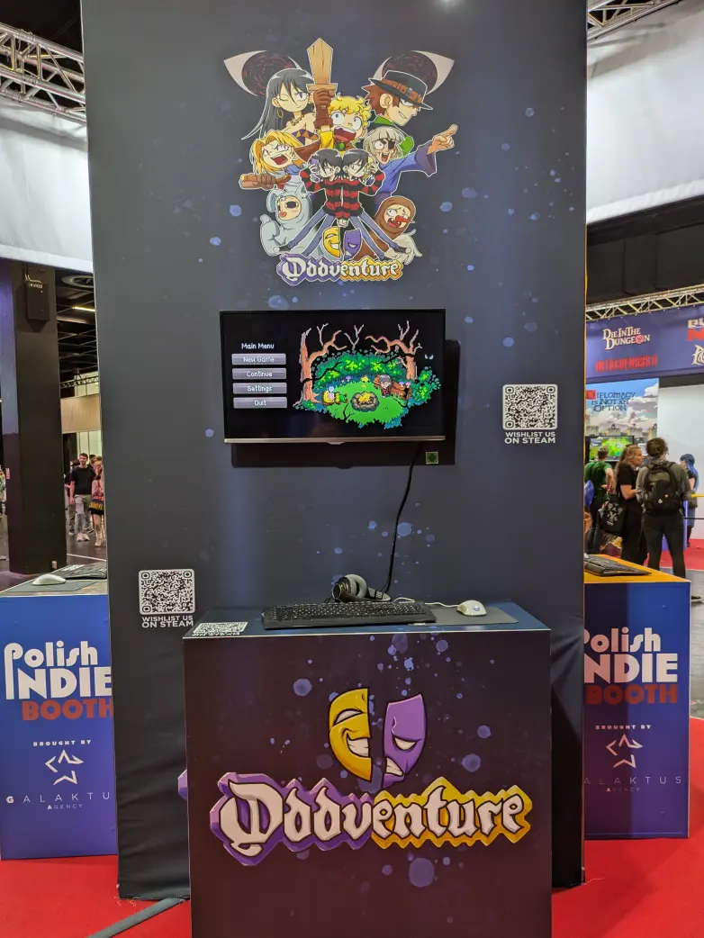 Oddventure's booth