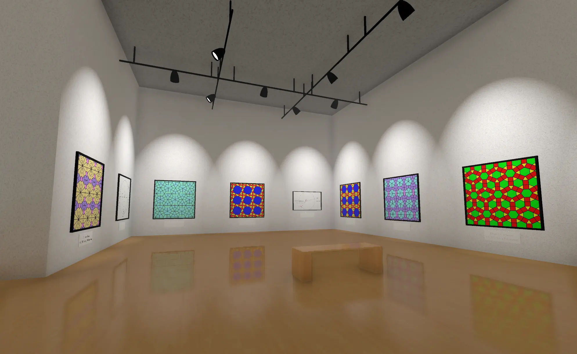 A screenshot of the museum (article: Geometry)